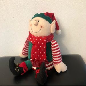 Plush Elf Christmas Decor